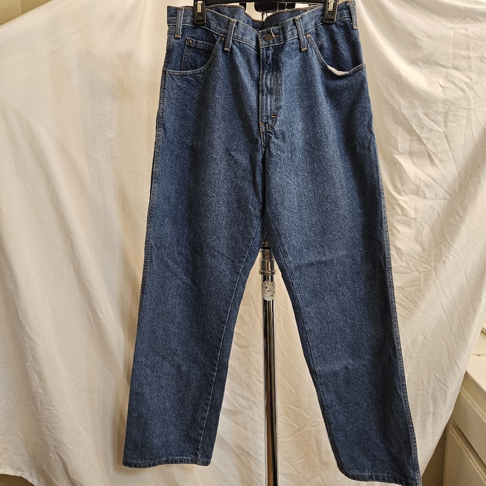 Dickies Blue Demin Jeans 34x32 Wide Leg